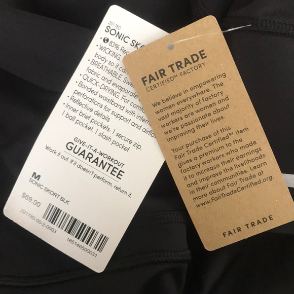 NWT Athleta Sonic Skirt (Fair Trade) - Picture 5 of 5